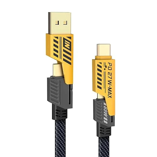 4 in 1 65W Fast Charging USB To Type C PD Cable