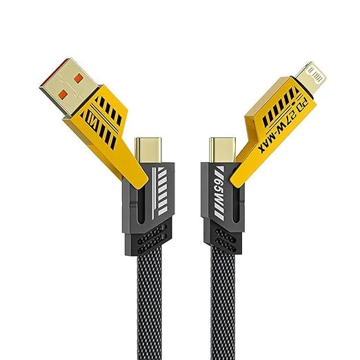 4 in 1 65W Fast Charging USB To Type C PD Cable