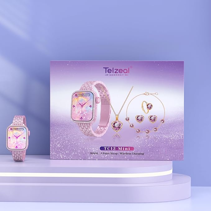 Telzeal TC12 Mini 3 in 1 Smartwatch