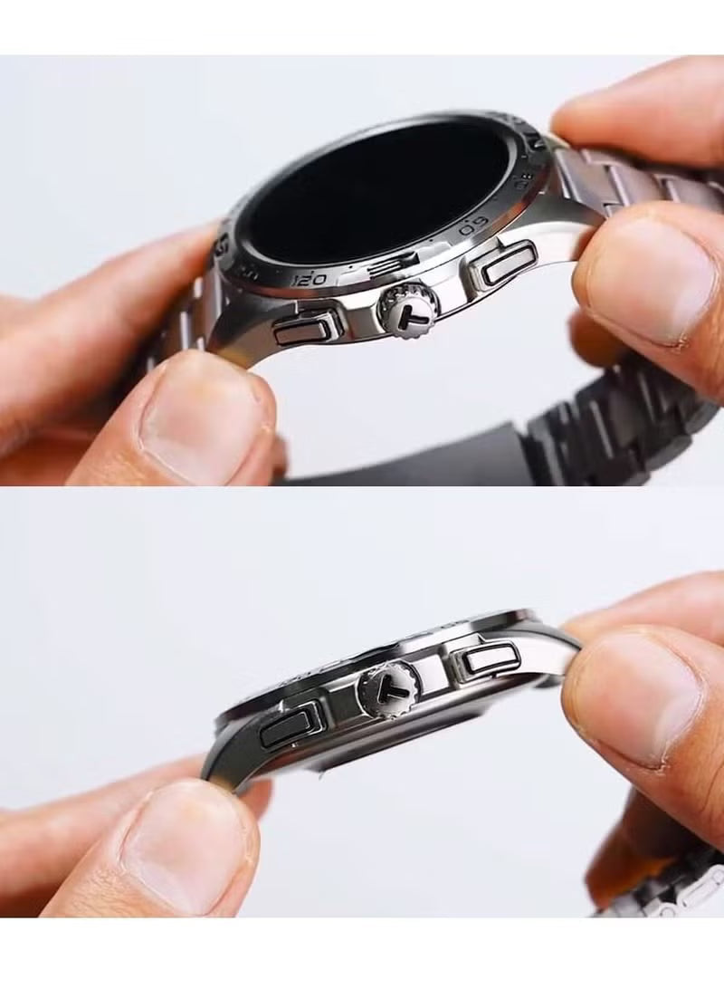 Haino Teko Germany RW 23 Smartwatch Round Shape Stainless Chain and HD Full Screen
