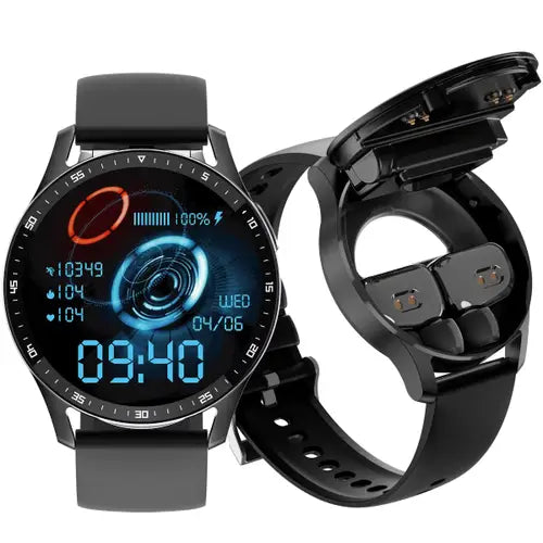 GT5 Buds Smart Watch | 2 in 1 HIFI Earbuds